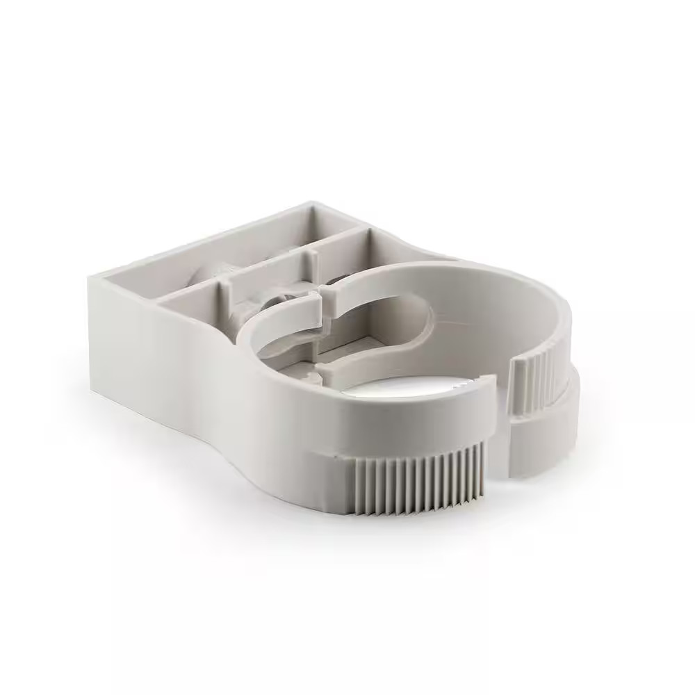 Hangerlok 3 In. White Adjustable Pipe Hanger