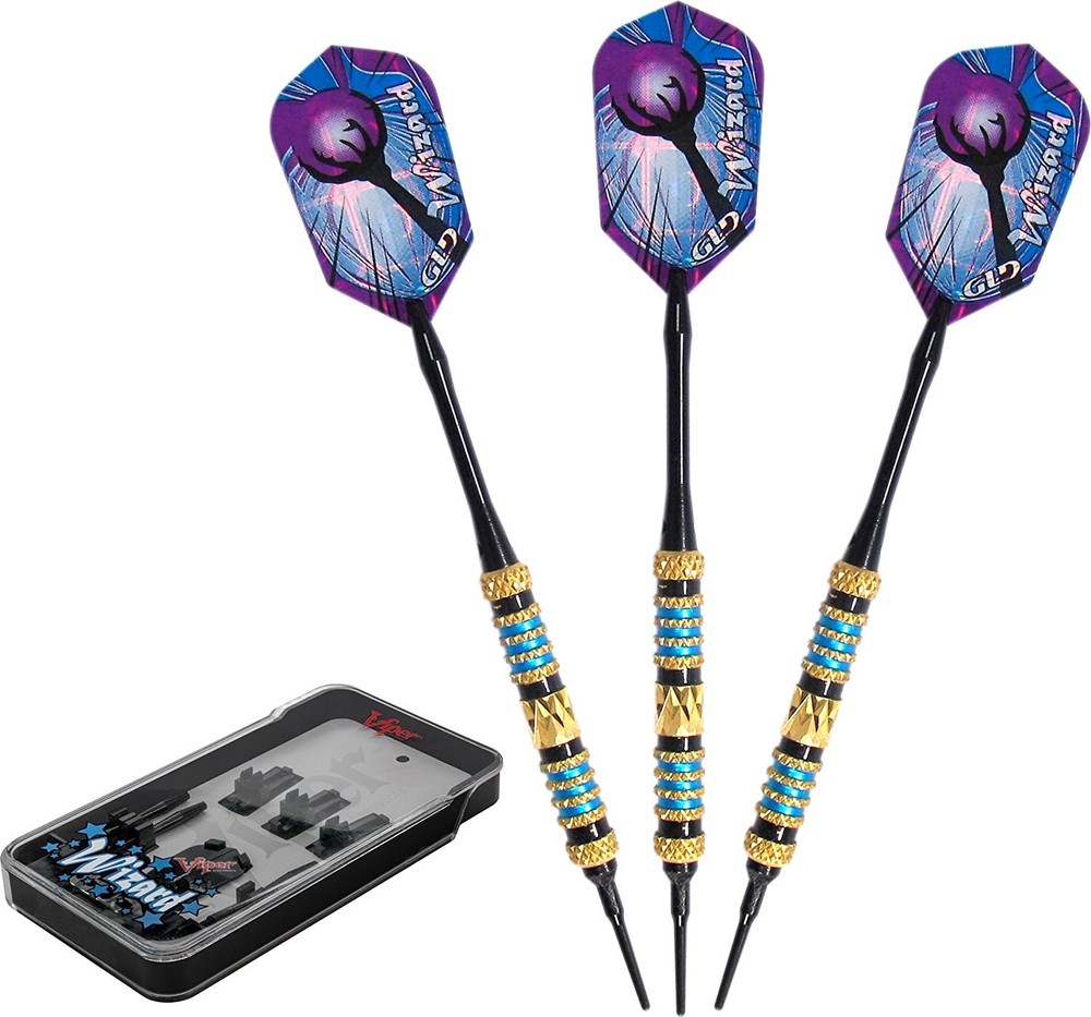 Viper Wizard Blue/Black Soft Tip Darts 18 Grams