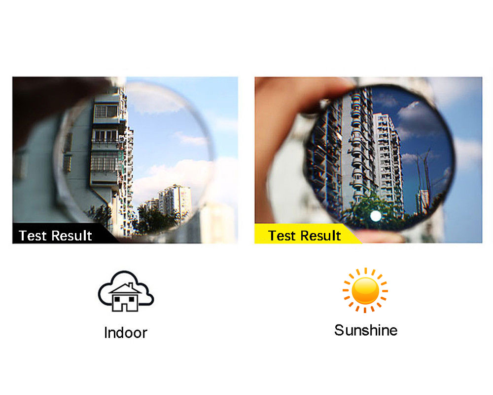 Men Transition Photochromic Gun Nerd Geek Computer Reading Glasses Sun Reader