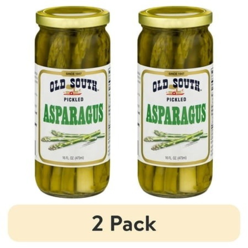 (2 pack) Pickled Asparagus Spears, Shelf-Stable, 16 oz Jar