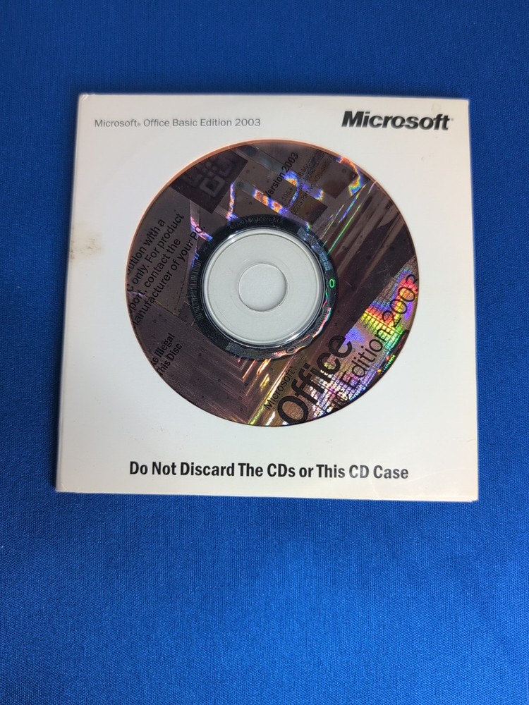 Microsoft Office Basic Edition 2003 With Product Key