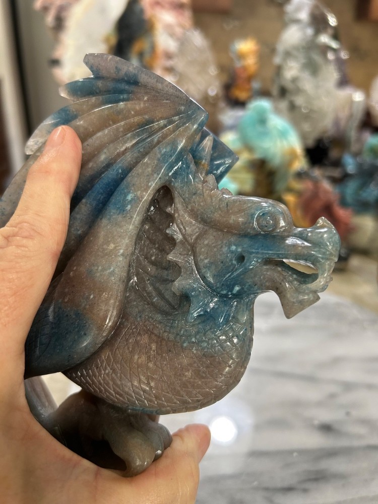 Trolleite fly Dragon carving