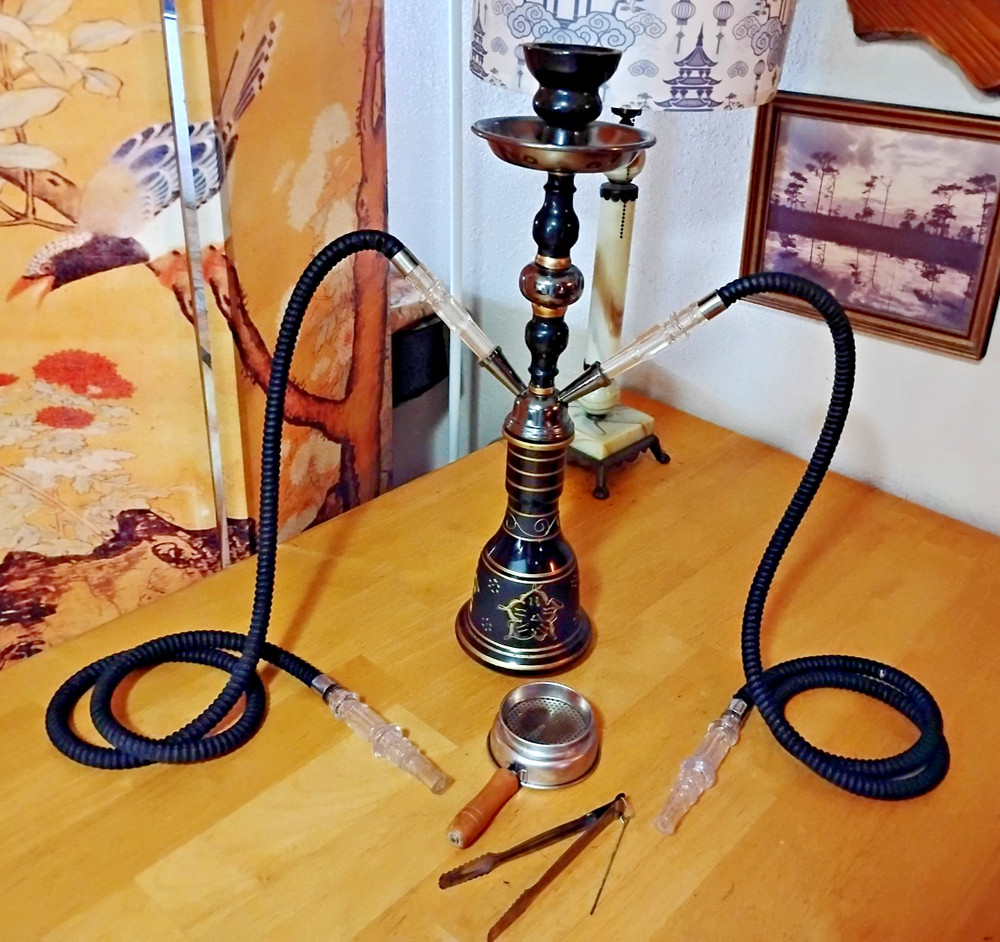 COMPLETE HOOKAH SET - 20" HOOKAH + 1000W BURNER + 120 PCS CHARCOAL + MORE!