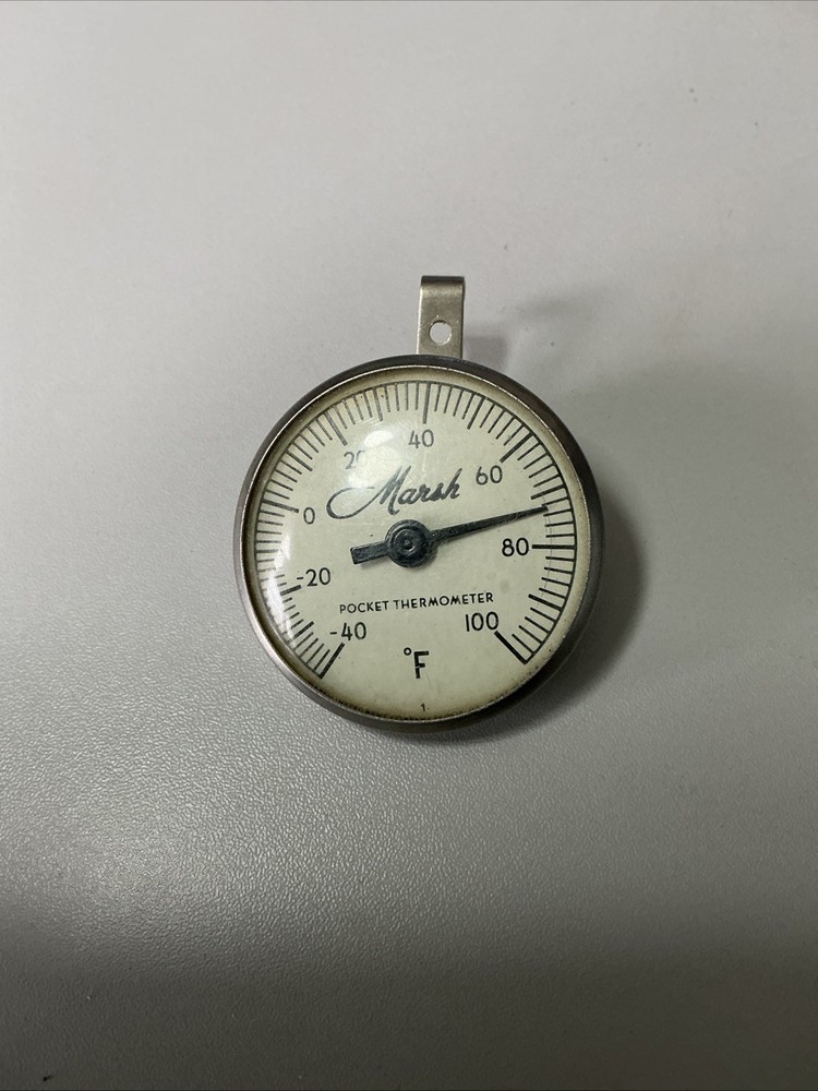 Marsh Precision -40 - 100 degrees refrigeration pocket thermometer Quality Works