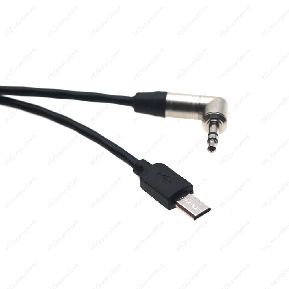 Tentacle Sync Timecode Cable for Sonys FX3 A7S3 A1 Camera 3.5 TRS to Micro-USB