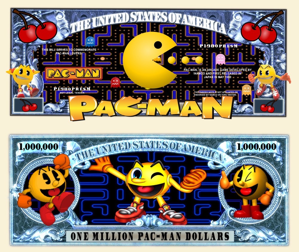 OUR PAC-MAN DOLLAR BILL (25 Bills)
