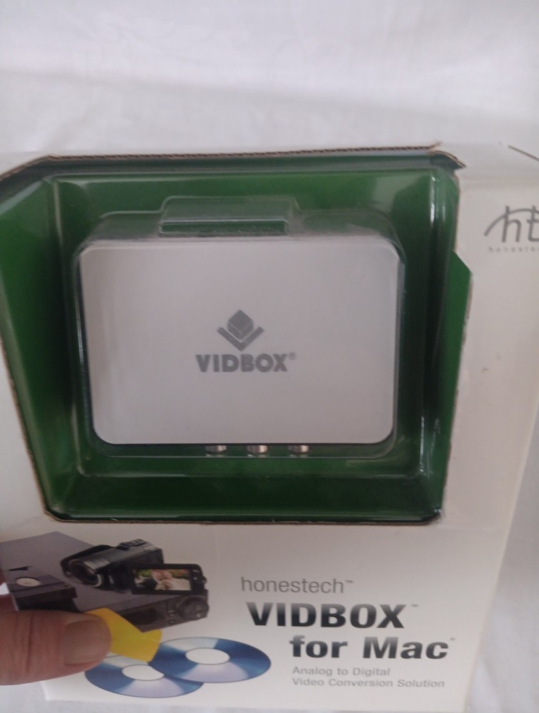 Honestech Vidbox for Mac Analog to Digital Video Conversion Solution New