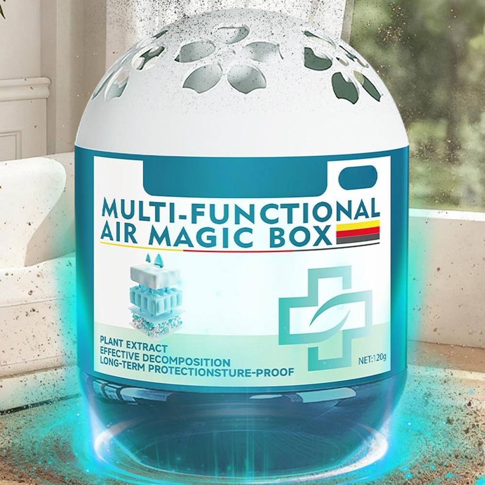 2Pcs Multi- Functional Airs Magic Box Plants Extracts,Dust-Absorbing Plant Gel