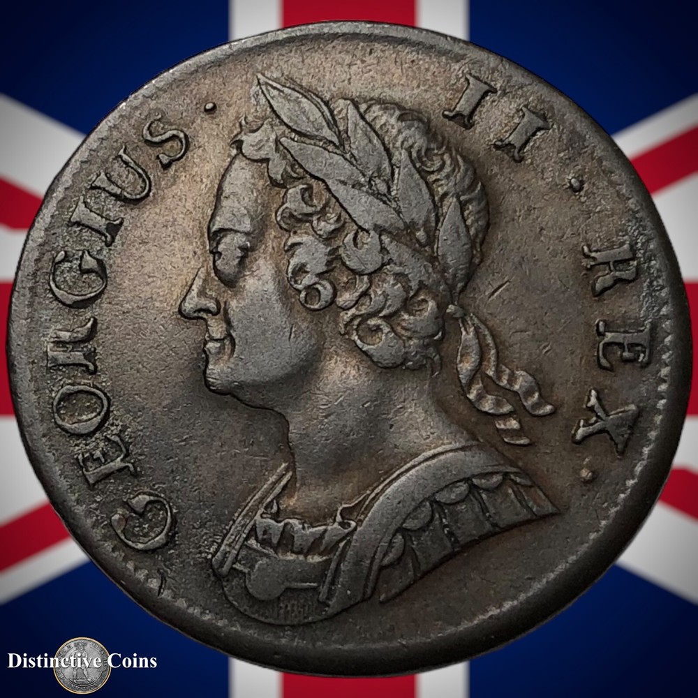 Great Britain 1743 Half Penny 1/2d GB5082