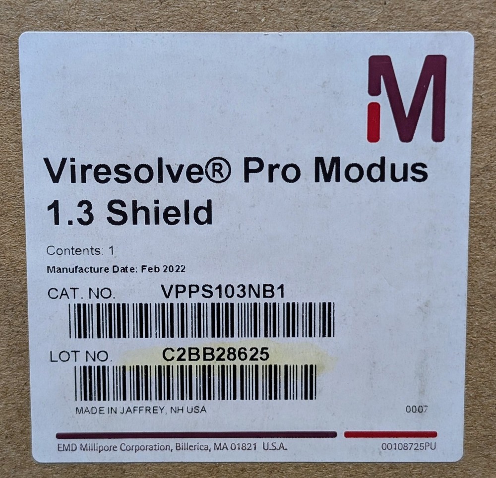 Millipore VPPS103NB1 Viresolve Pro Modus 1.3 Shield