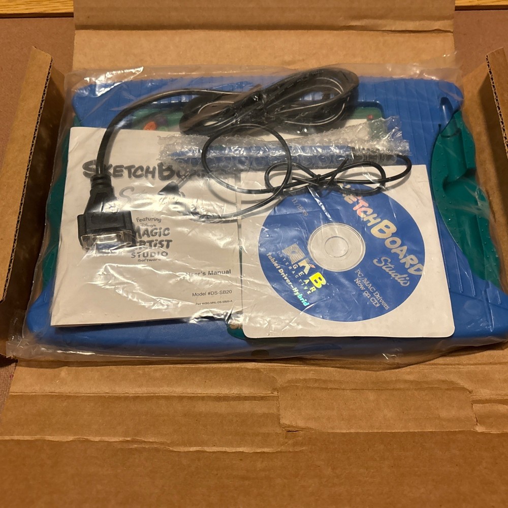Disney SketchBoard Studio MAGIC ARTIST Studio PC MAC USB Animation Tablet 2000