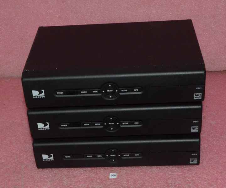 3 DirecTV Satellite Receiver Model D12-100.