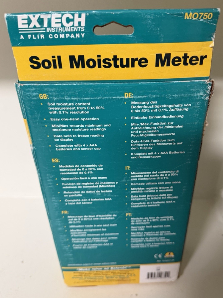 Extech MO750 Soil Moisture Meter
