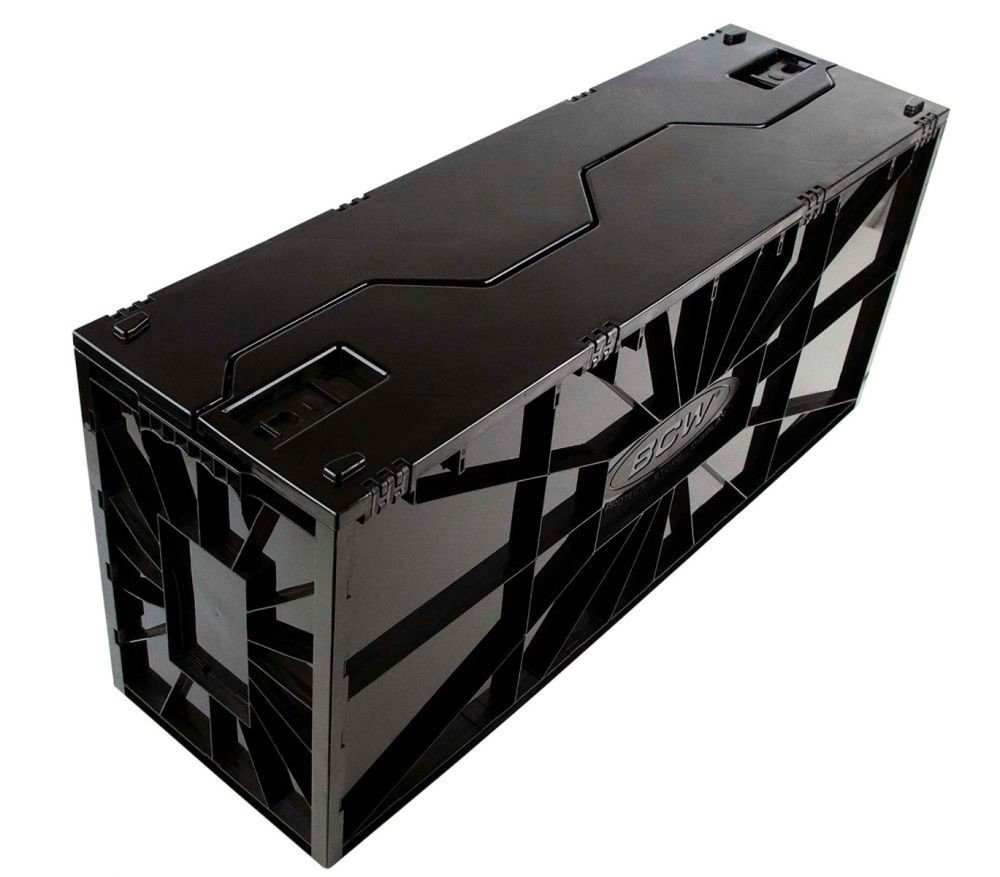 BCW LONG Comic Book Storage Box Bin Heavy Duty Plastic Stackable Hold 300 Bags