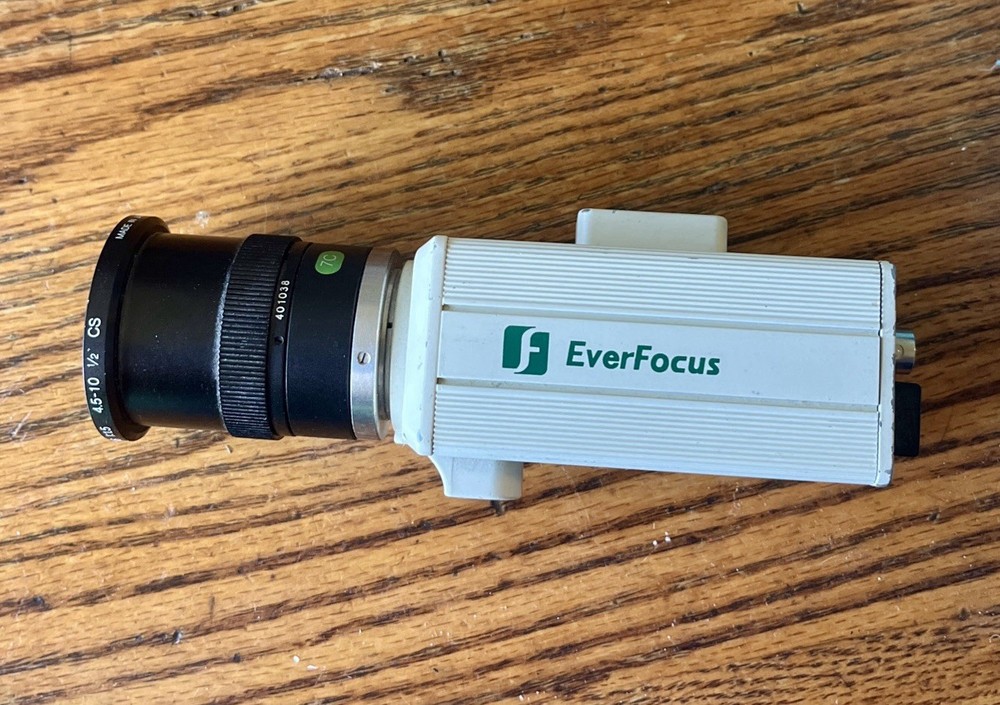 Ever focus 1/3” B/W Camera With Computar Lens EX100/E