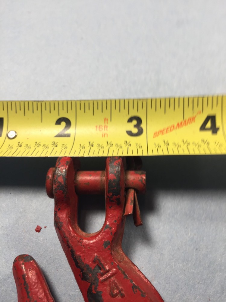 1/4" BHT Clevis Grab Chain Hook "D"