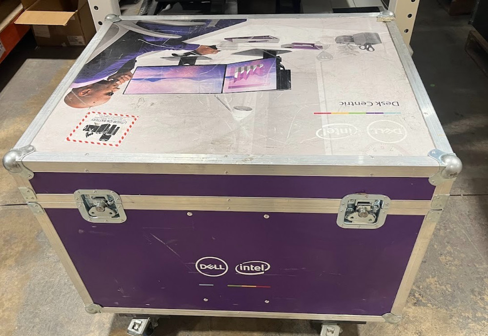 Dell Intel Desktop Demo ATA Flight Case w/ Custom Foam Insert – Case Only