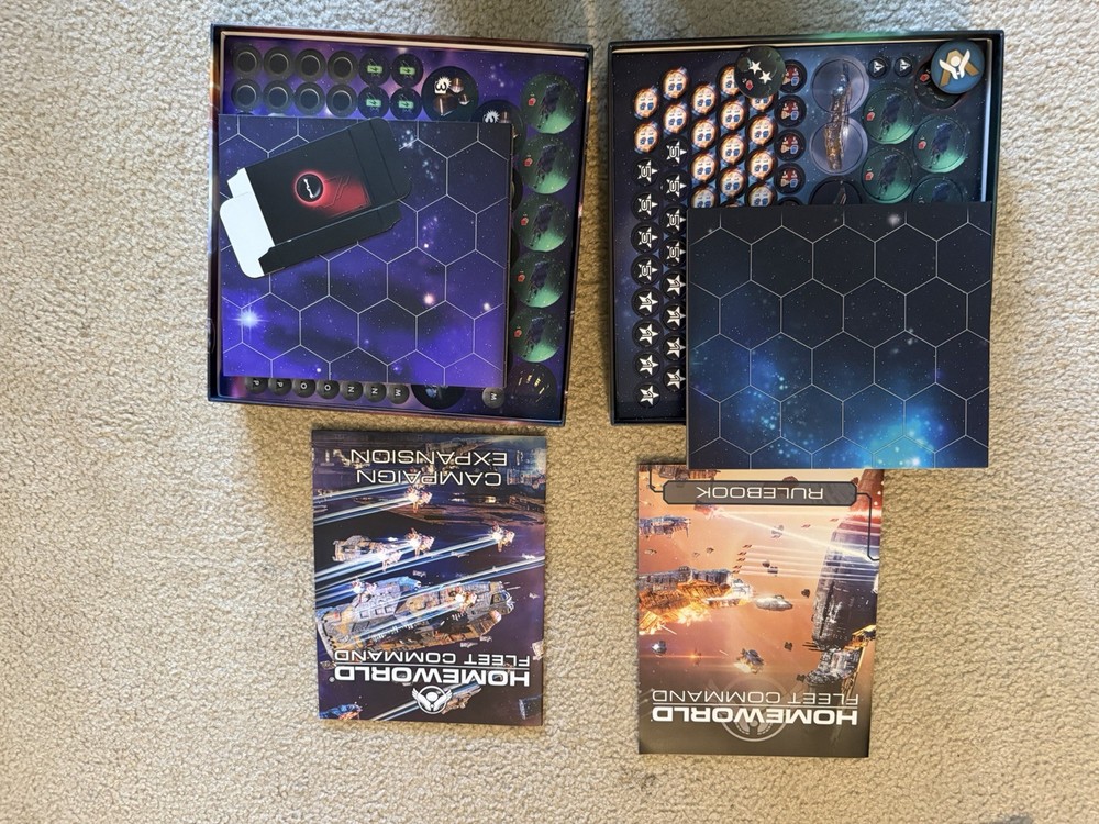 Modiphius Homeworld - Fleet Command base w/ campaign expansion and addon