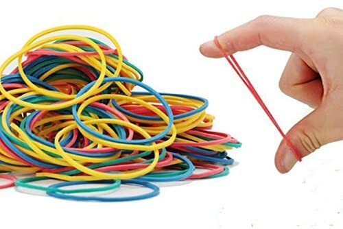 1000 Pc Rubber Bands General Purpose for Home or Office use