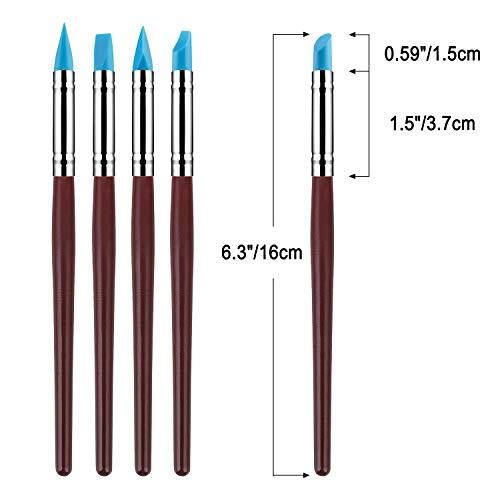 10Pcs Silicone Clay Sculpting Tool, Modeling Dotting Tool& Pottery Craft use