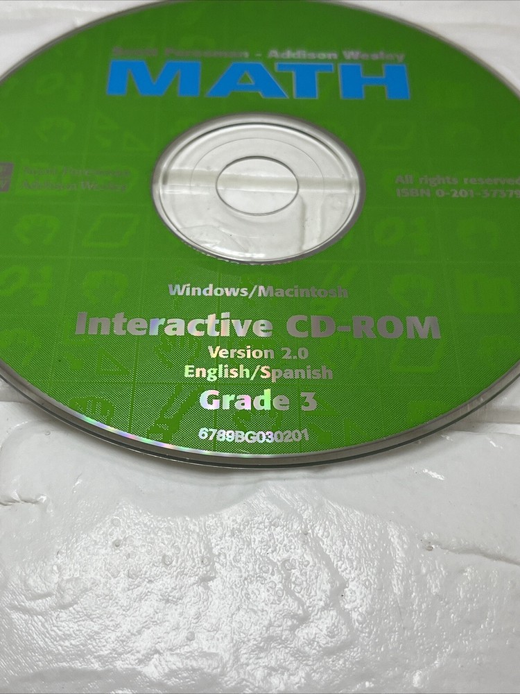 Scott Foresman - Addison Wesley Math Grade 3 Interactive CD-ROM 0-201-37379-3