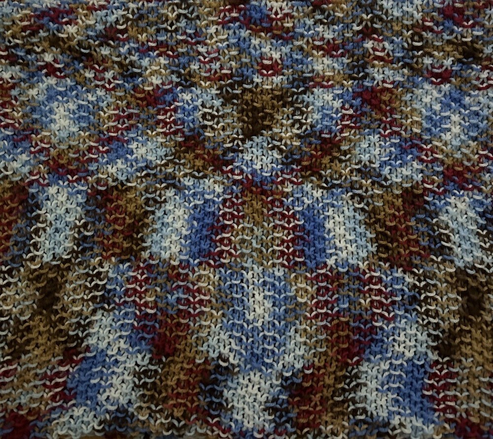 Crocheted Handmade Throw 60x72” EC