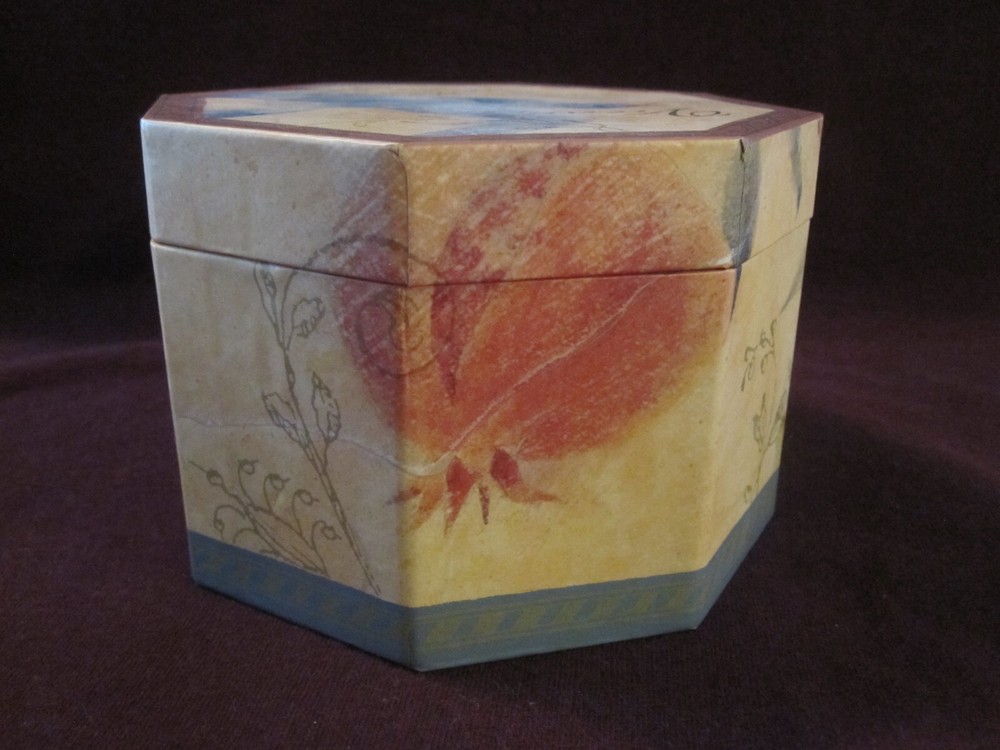 Set/3pc. Brenda Walton Octagon Nesting Boxes. Toscana