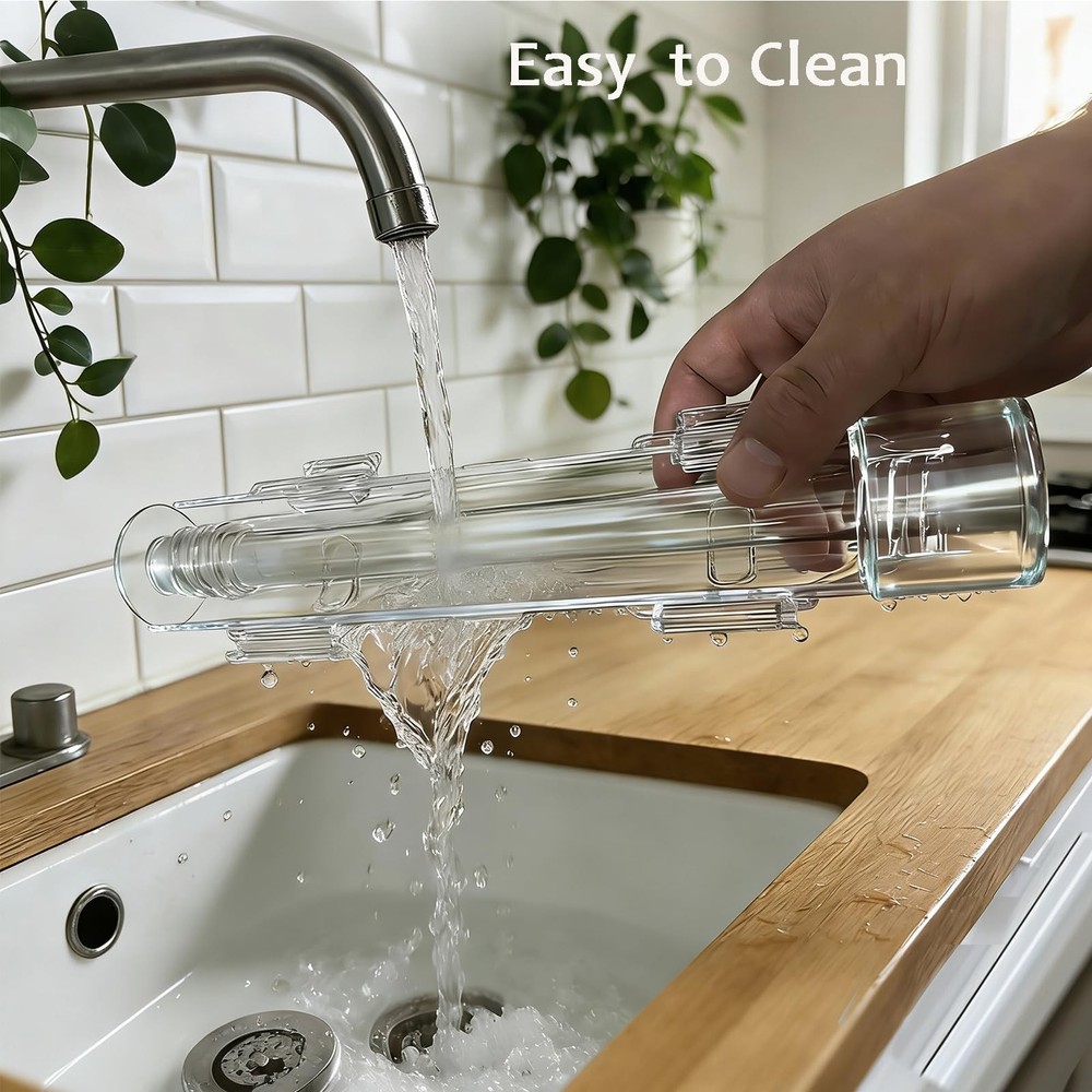 Clear Sushi Bazooka – Easy Making Kit for Beginners & Large,