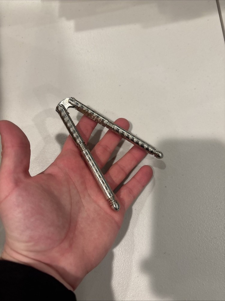 Vintage HMQ Handheld Metal Nutcracker