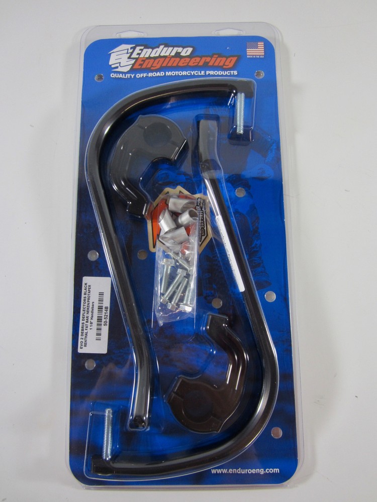 Enduro Engineering Evolution II Black 1-1/8" EVO 2 Black Plastic Handguards NEW