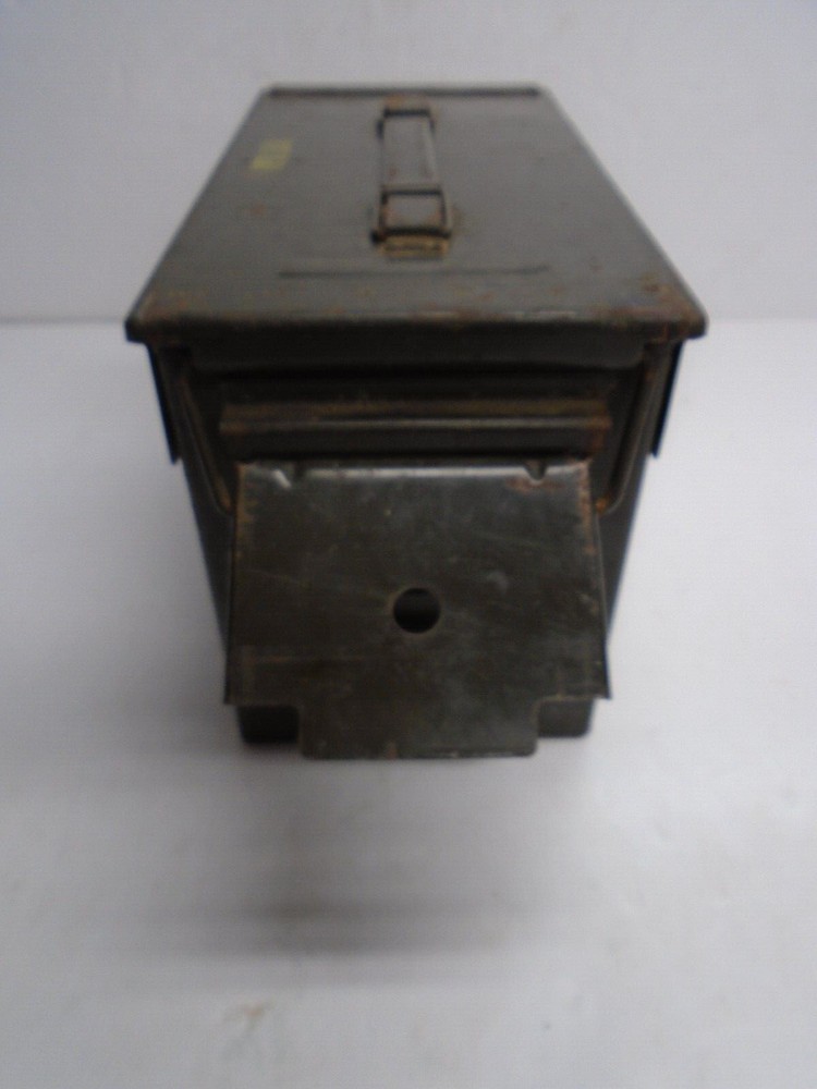 Vintage "SCF METAL AMMO BOX - Marked "MATCH"