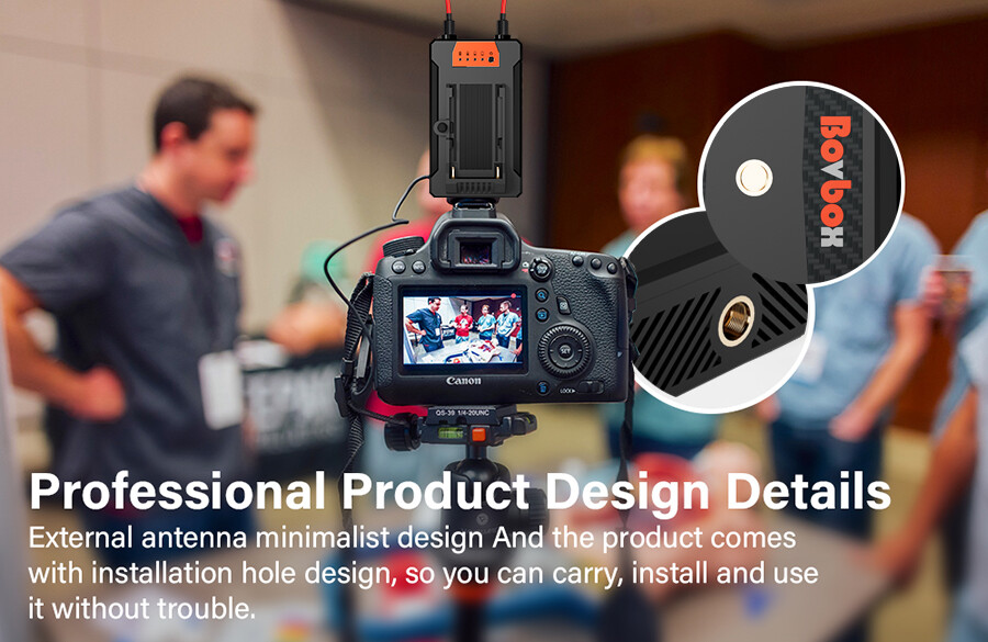 300m Wireless HDMI Extender Video Transmitter Receiver for Camera Live Streaming