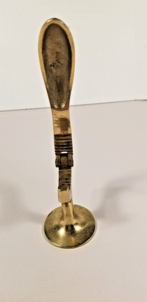 Vintage Brass Footed Nutcracker Japan MCM