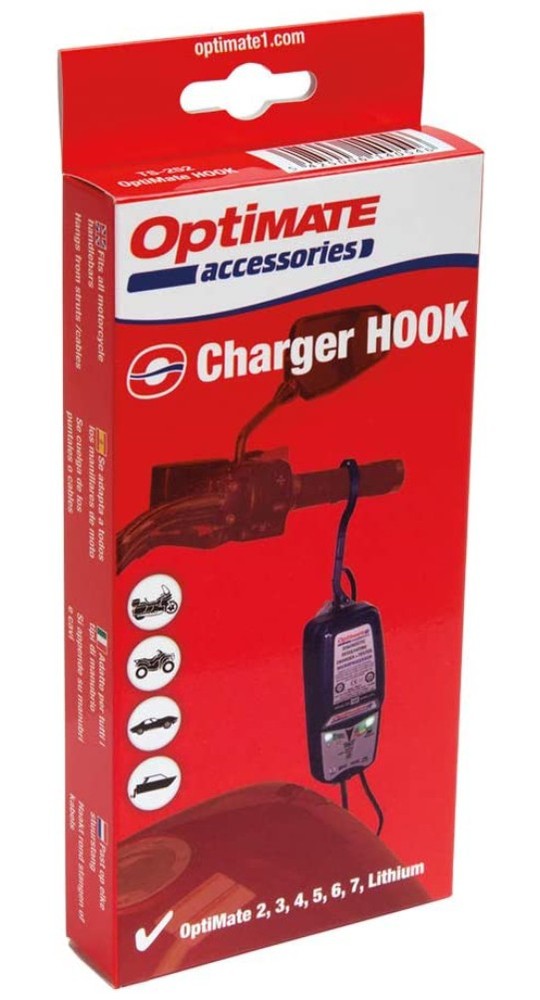 Tecmate OptiMate Hook for Charger 2, 3, 4, 5, 6, 7 & Lithium (TS-252)