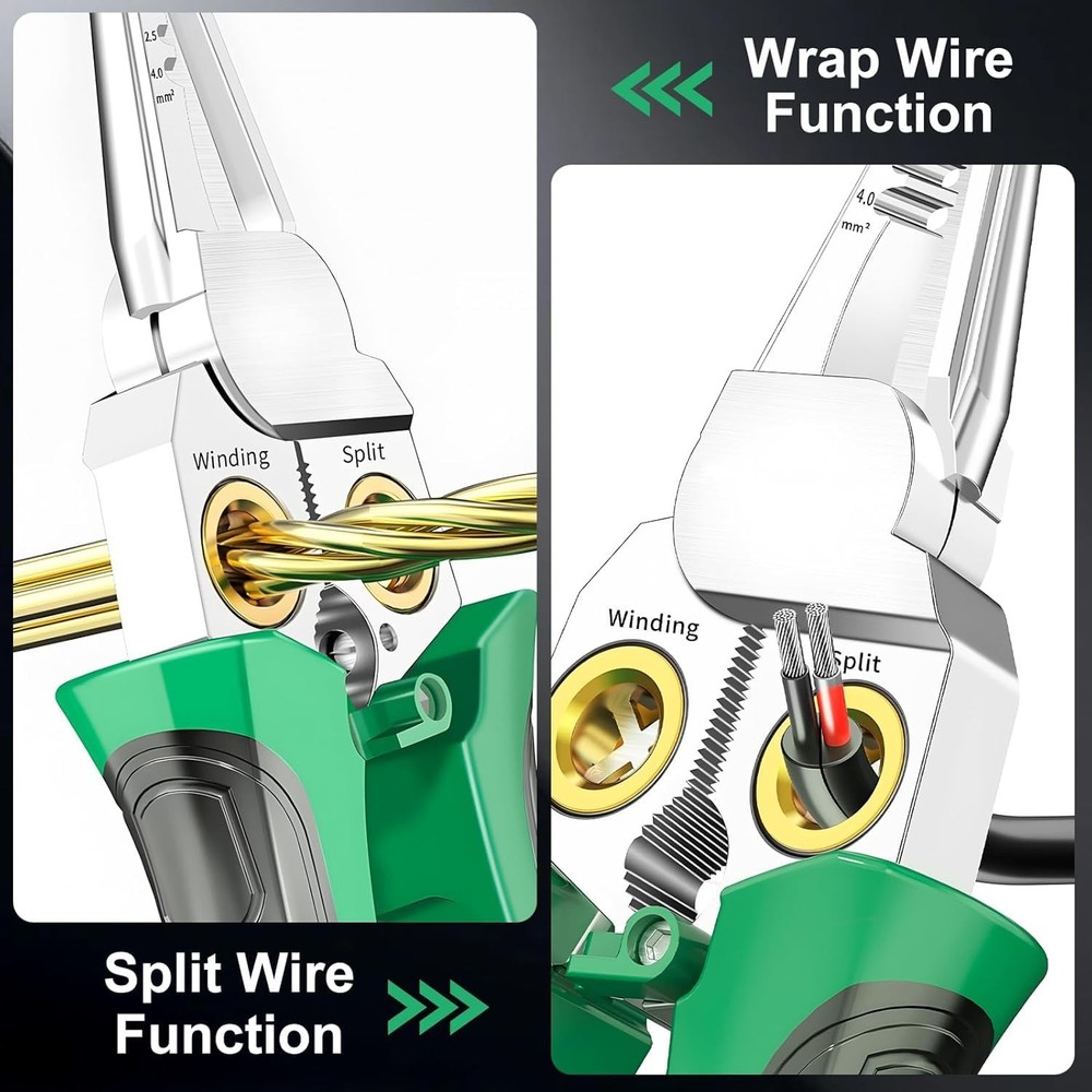 8 in 1 Wire Strippers Electricity Measurement Function,8in1 Wire Stripping Pl...