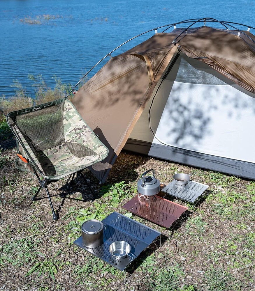 Mini single folding table, super light and compact for backpacking and camping,