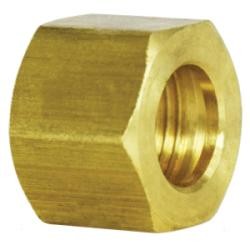 18035L Light Pattern Hex Nut, 1/4 in Compression, Brass (20 Pack)
