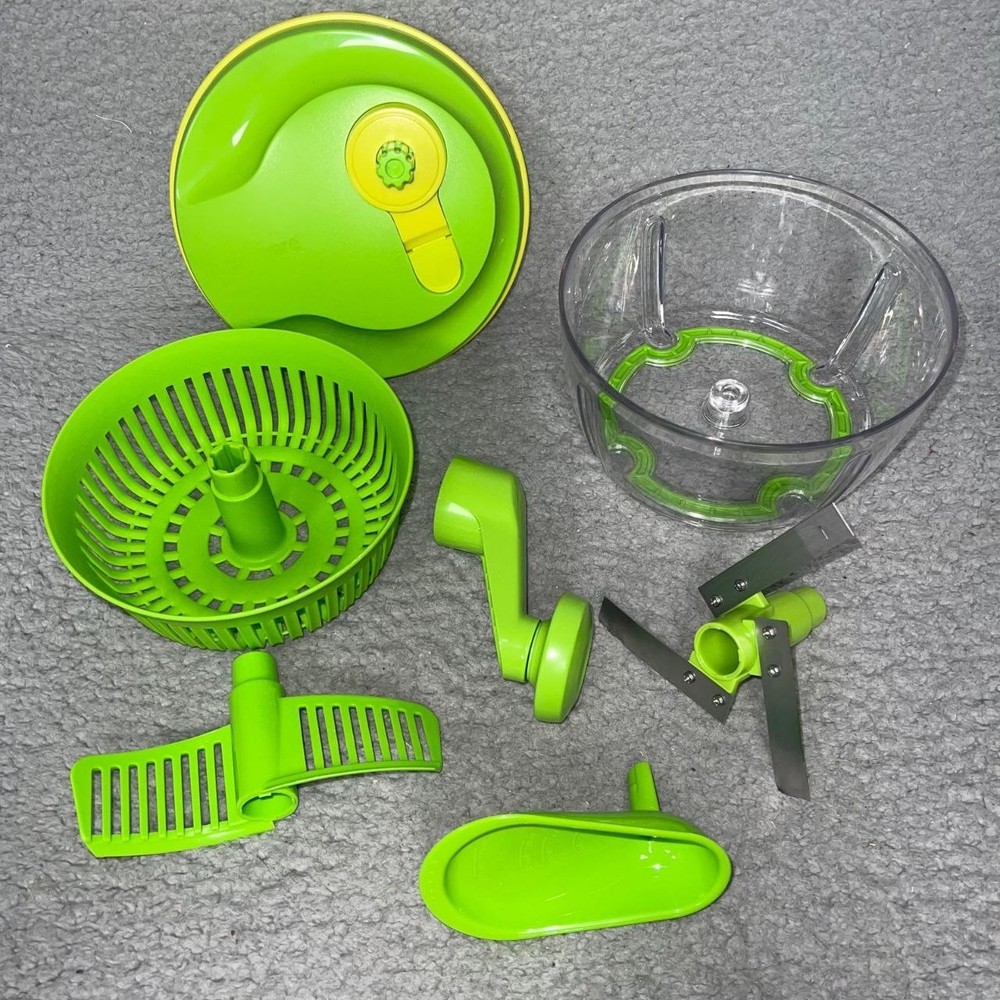 Tupperware Quick Chef Pro System Time Savers Manual Food Processor