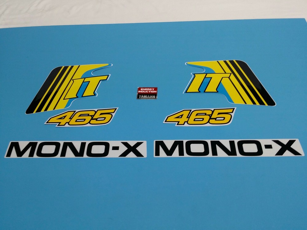 YAMAHA IT465 1982 DECAL GRAPHIC SET(#Y40)