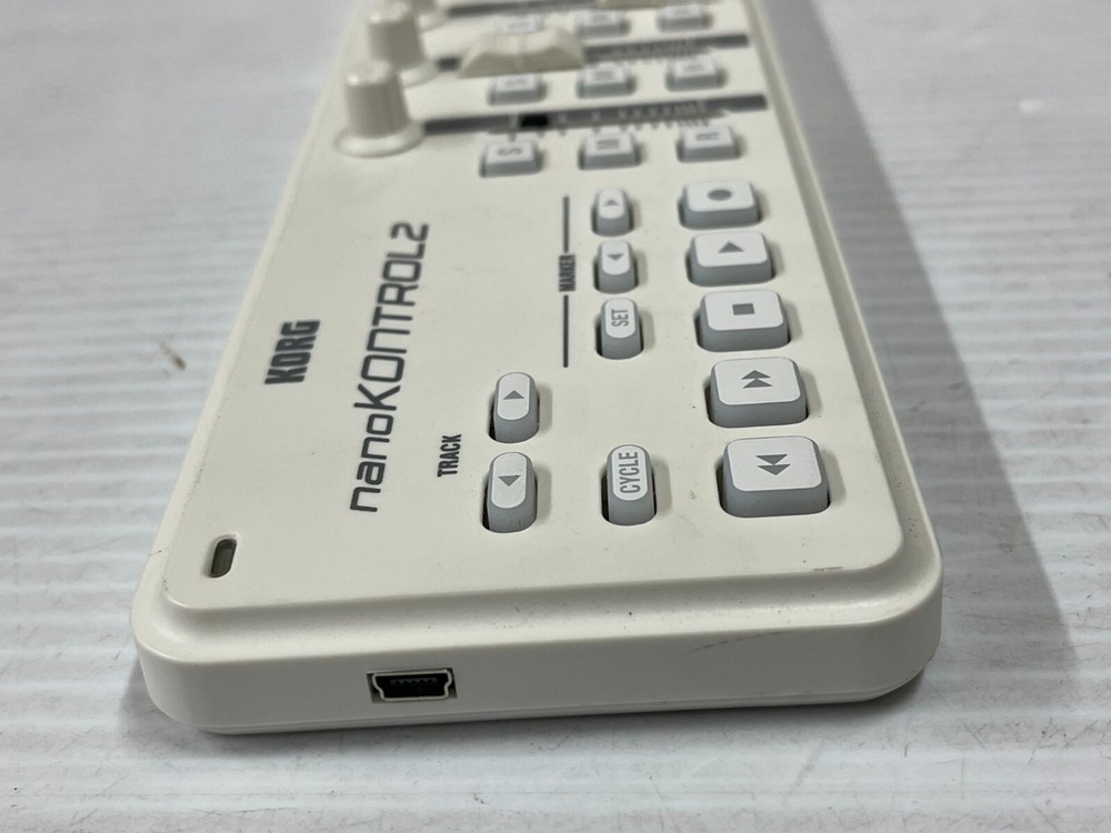 genuine Korg Nano Kontrol 2 USB MIDI Controller white