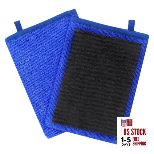 2 Pack Clay Mitt, Fine Grade Alternative Microfiber Car Clay Mitt Auto
