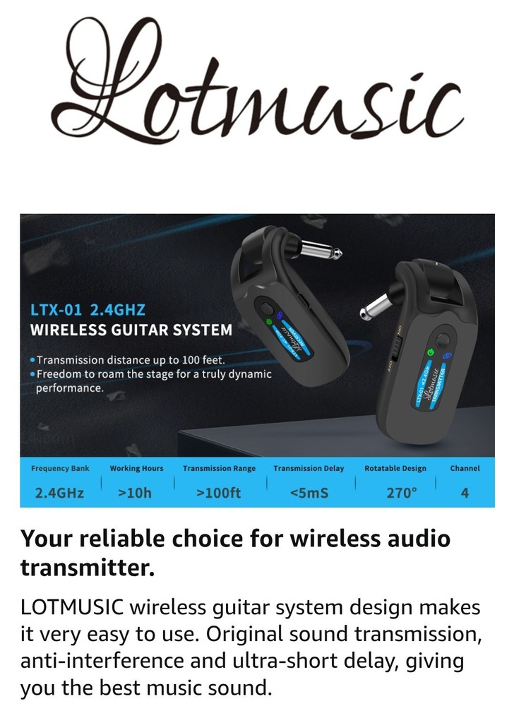 Lotmusic Wireless USB Transmitter Audio Adapter