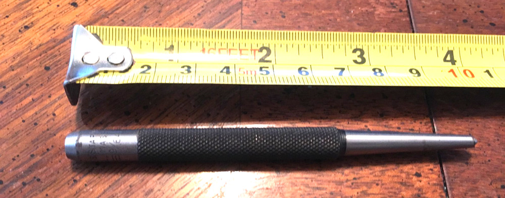 Starrett 9/64 Center Punch