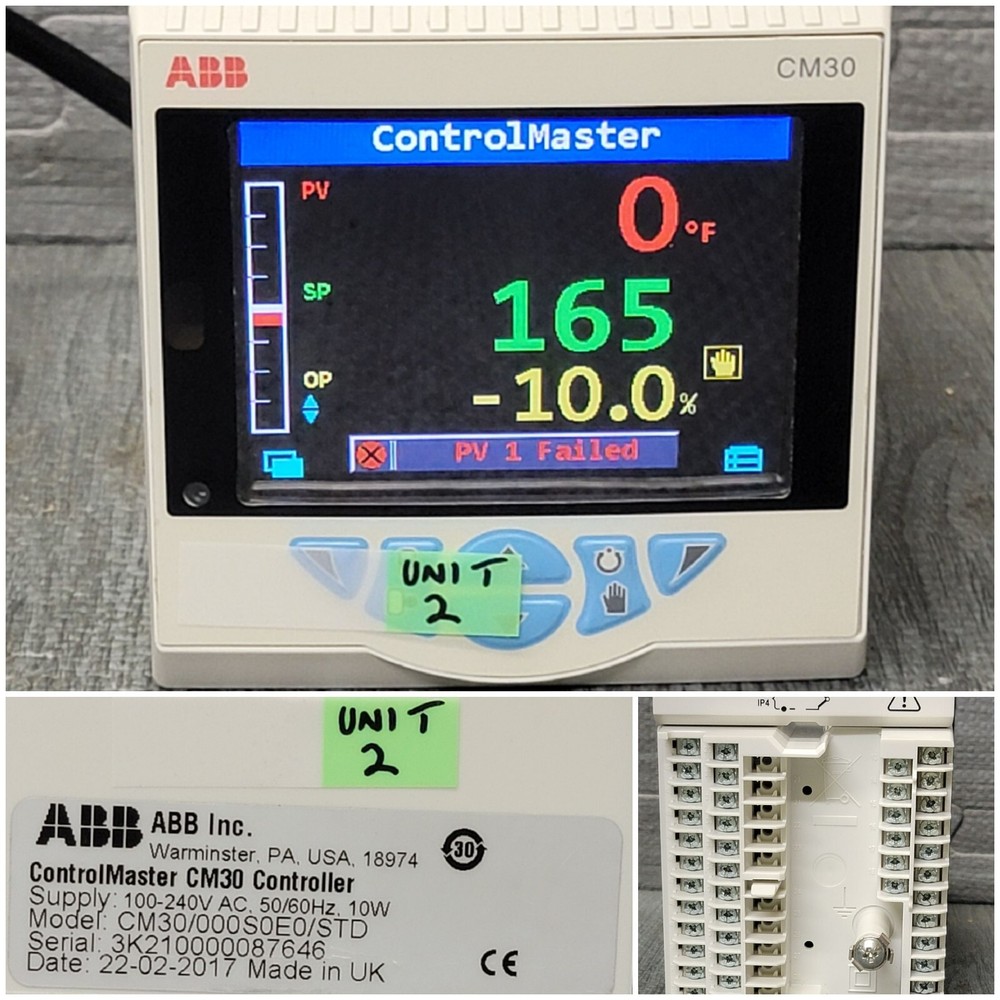 ABB CM30/000S0E0/STD ControlMaster CM30 Controller Great Working Condition
