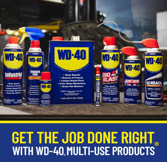 WD-40 Multi-Use Spray – Original Formula, Smart Straw, 12oz (6-Pack)