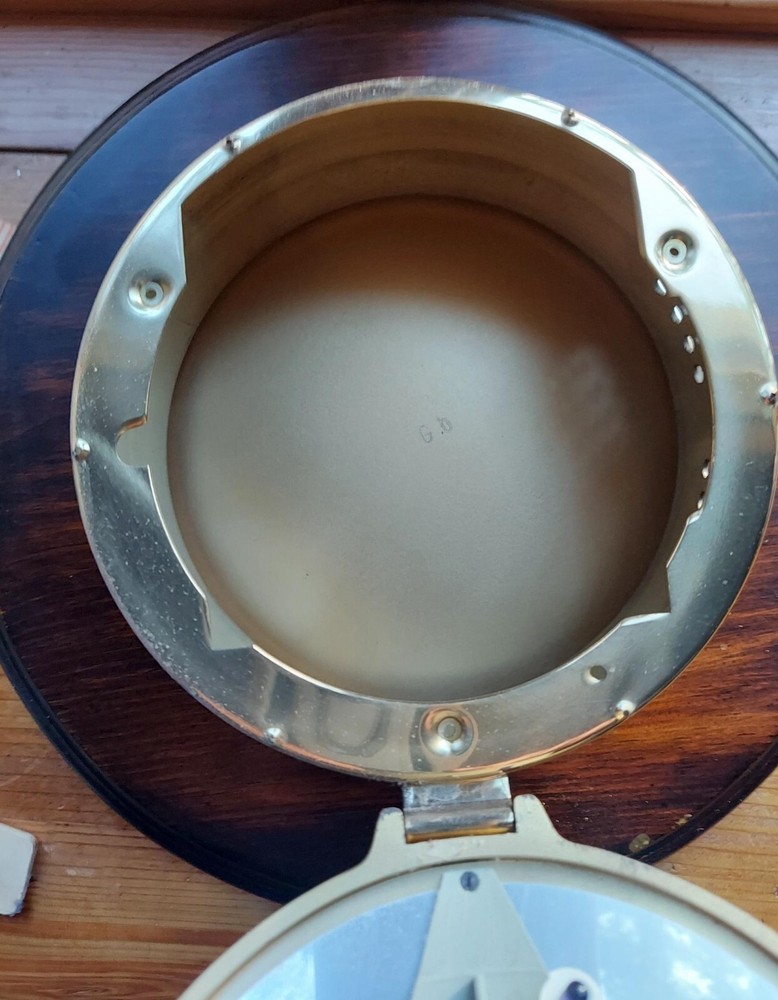 Schatz Brass Ship's Compensated Precision Barometer & Thermometer, West Germany