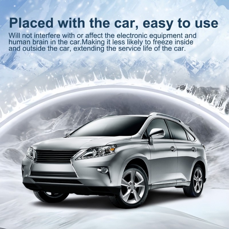 Electromagnetic Windshield Deicer Prevents Freezing Automatic Defogging Metal