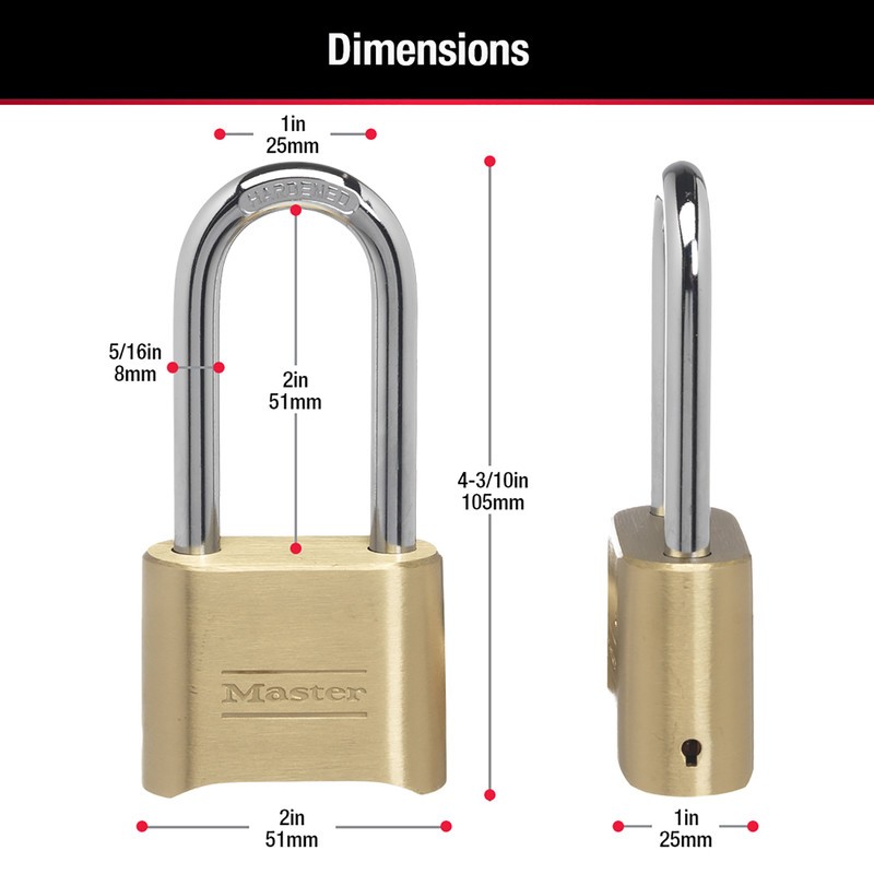 Master Lock 175DLH, 2in (51mm)