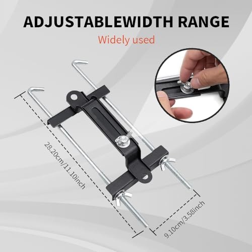 Adjustable Battery Hold Down, Universal Adjustable Battery Crossbar with J