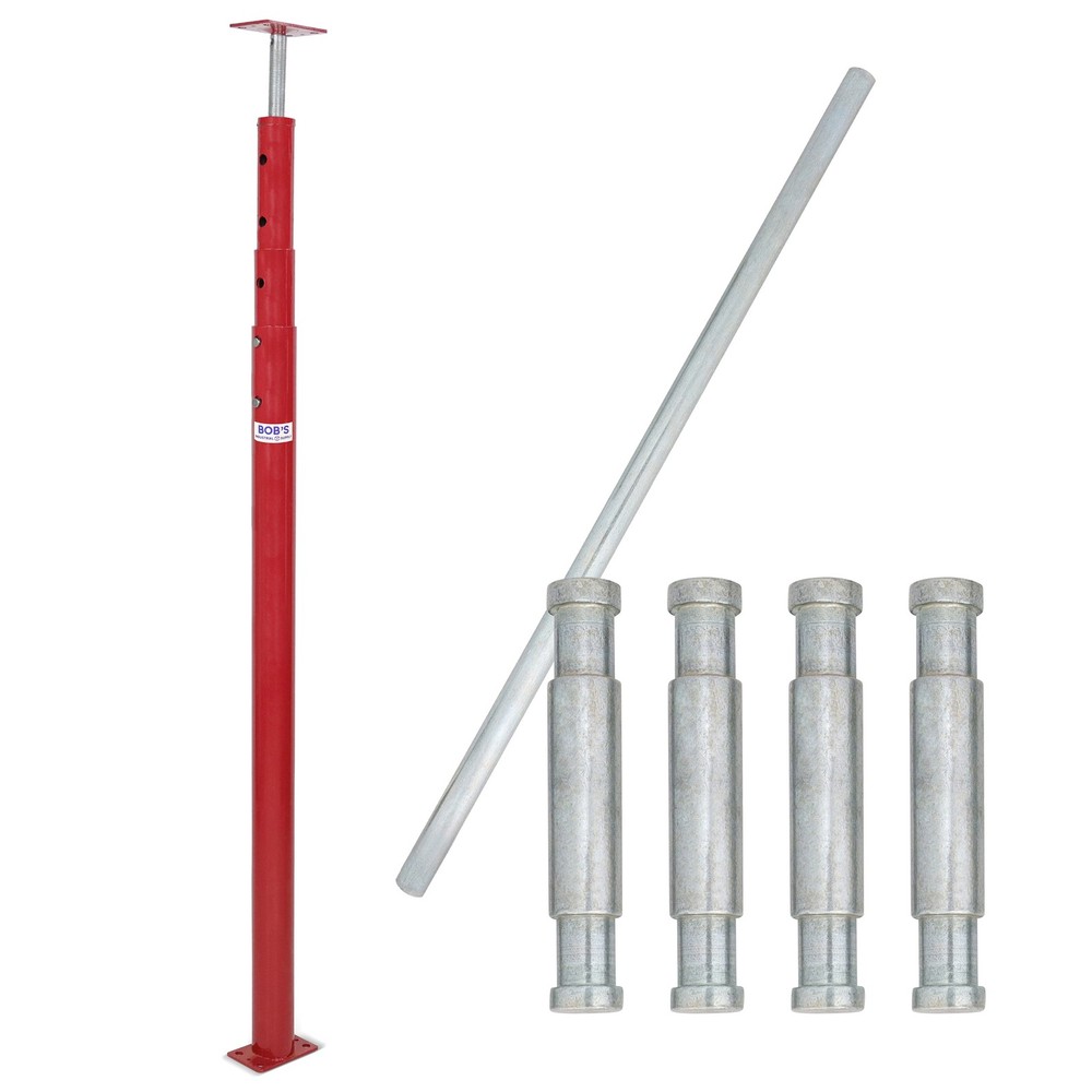 BISupply Adjustable Floor Jack Post Basement 1pk - 150in Ceiling Support Pole
